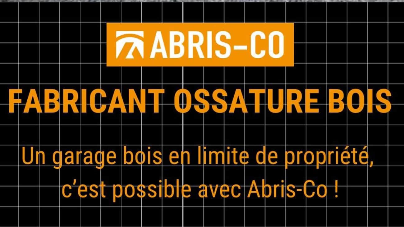 AbrisCo, construire un garage en limite de propriété.