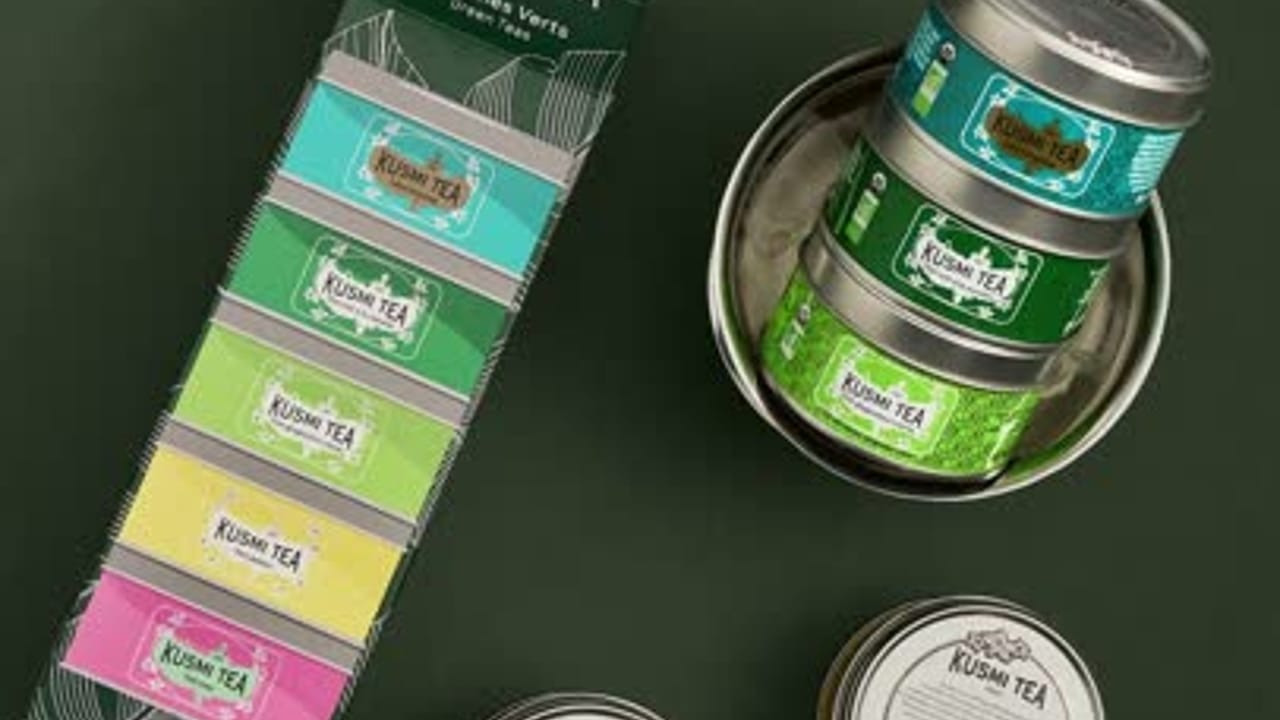 Organic Green Tea Gift Set – 5 Miniatures Loose Leaf Green Tea