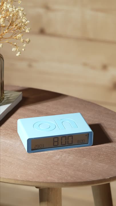 Reversible LCD Alarm Clock - Flip Classic by Adrien & Jeremy