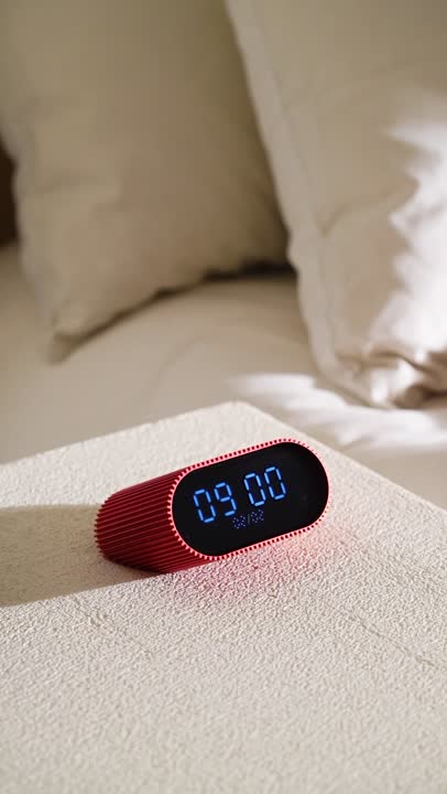 Digital Clock And Thermometer - Ray Clock by Neil Poulton | Lexon