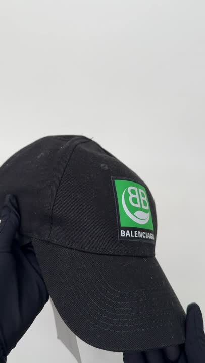 Balenciaga Black Cap Size L | Myzah
