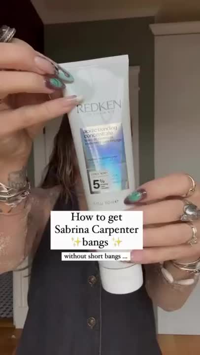 Story Video for ABC Leave-In Recreating Sabrina's Bangs