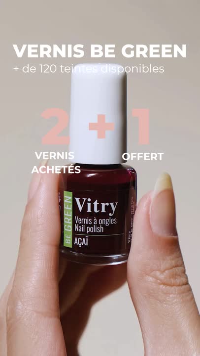 Be Green Cherry Nail Polish, vegan | Vitry